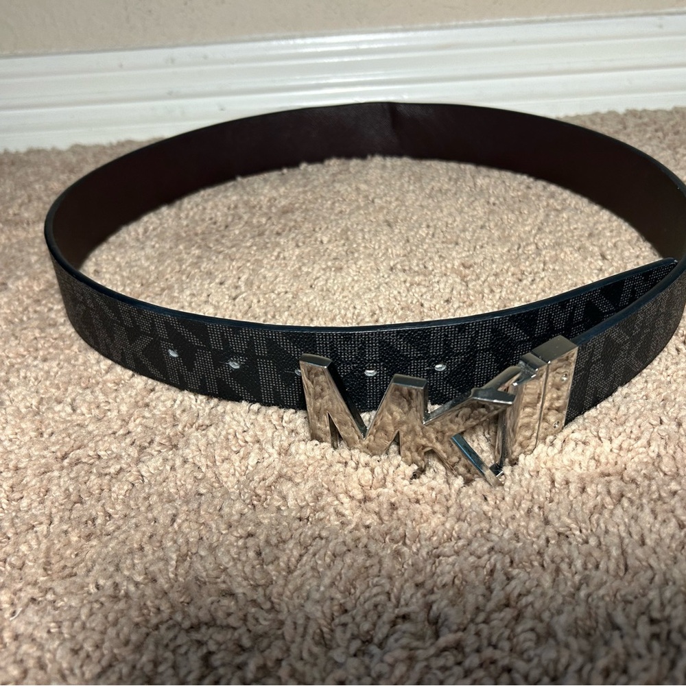 MICHAEL Michael Kors Black and Brown Belt